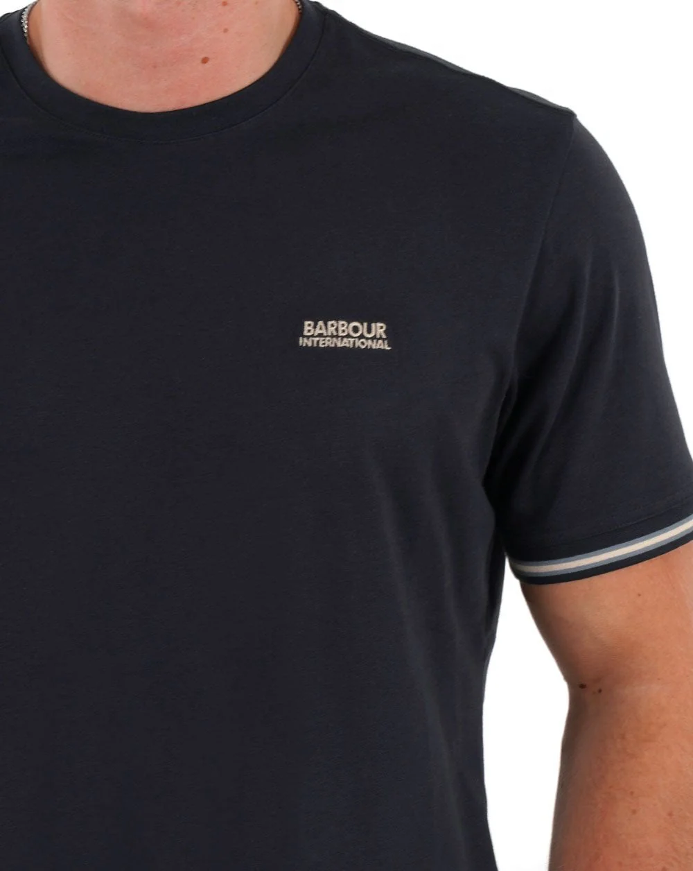 Barbour International Torque Tipped T Shirt Dark Navy - Image 2