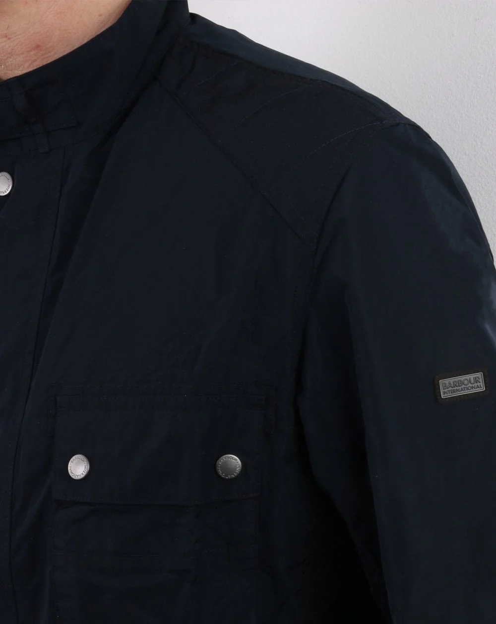 Barbour International Weir Casual Jacket Navy - Image 3