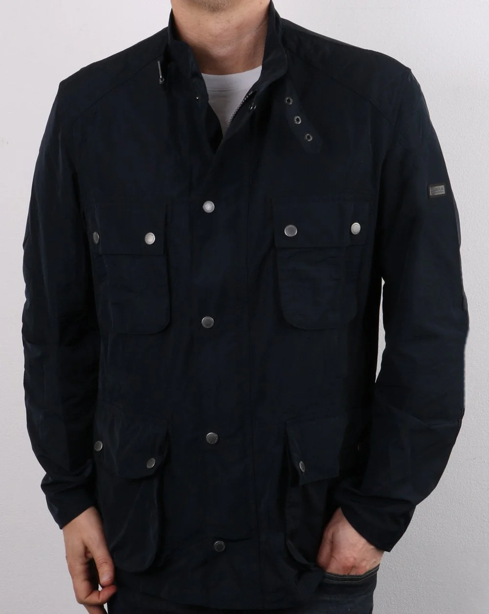 Barbour International Weir Casual Jacket Navy - Image 4