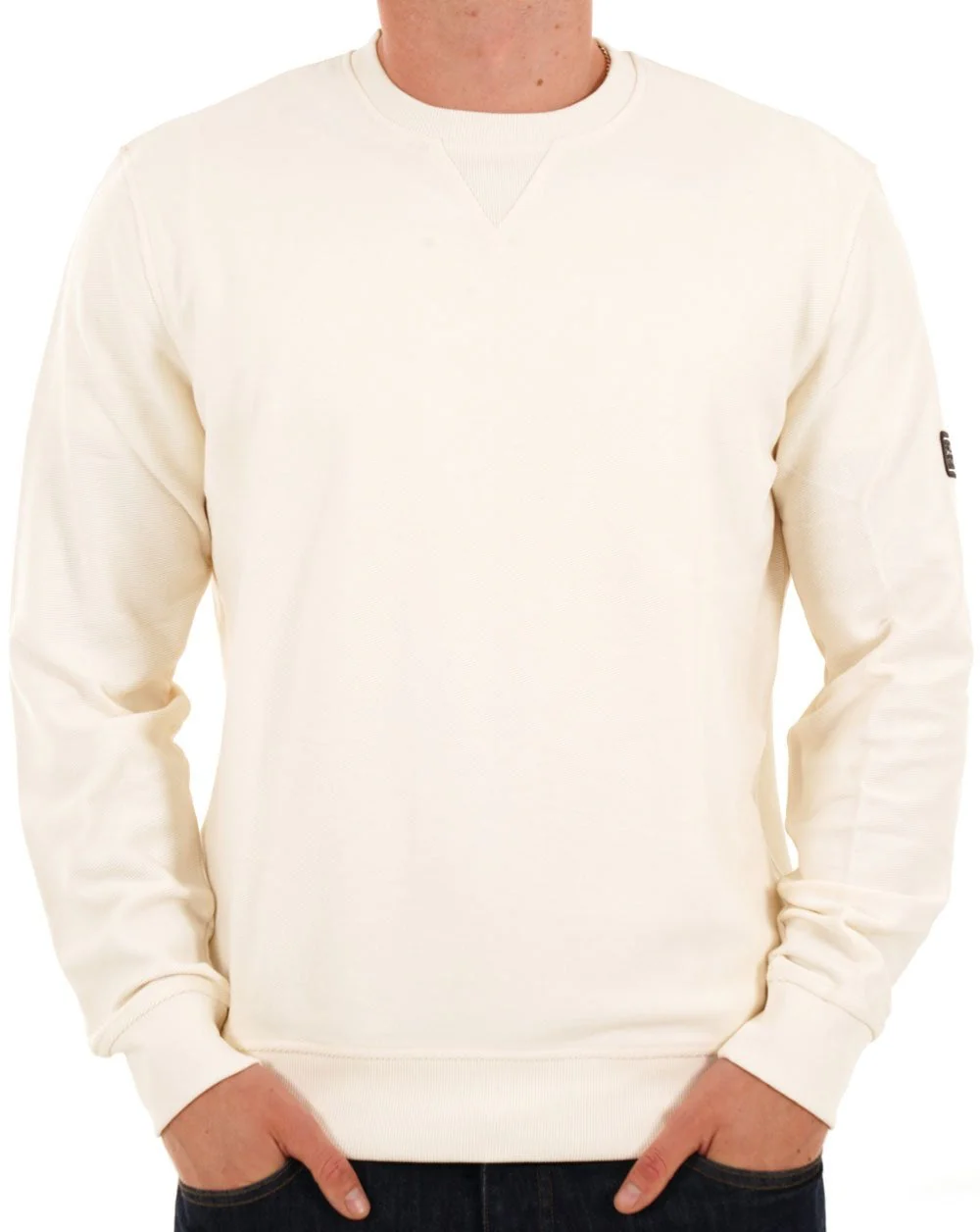Barbour International Wrightson Sweatshirt Whisper White - Image 2