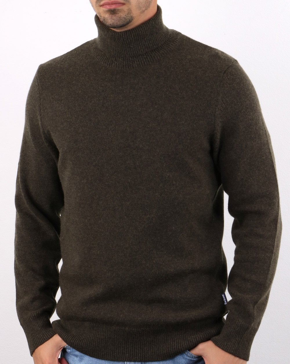 Barbour Leahill Roll Neck Olive