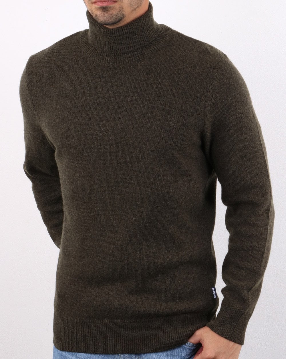 Barbour Leahill Roll Neck Olive - Image 3