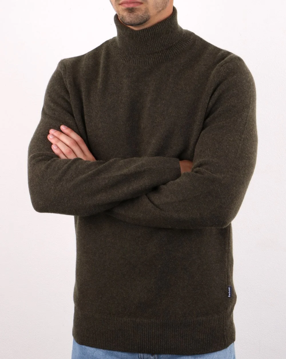 Barbour Leahill Roll Neck Olive - Image 4