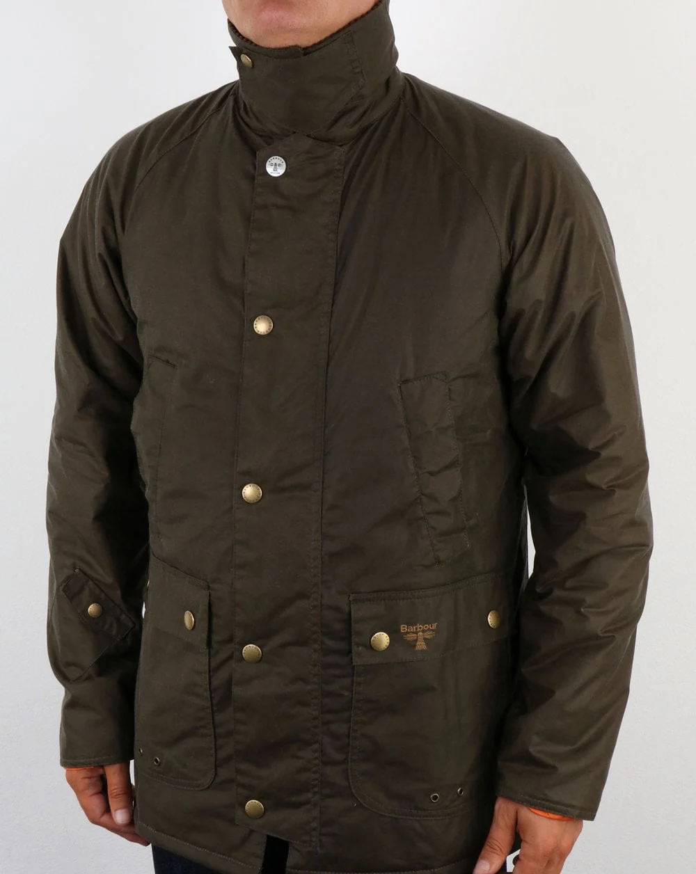 Barbour Lingmell Wax Jacket Clay - Image 4