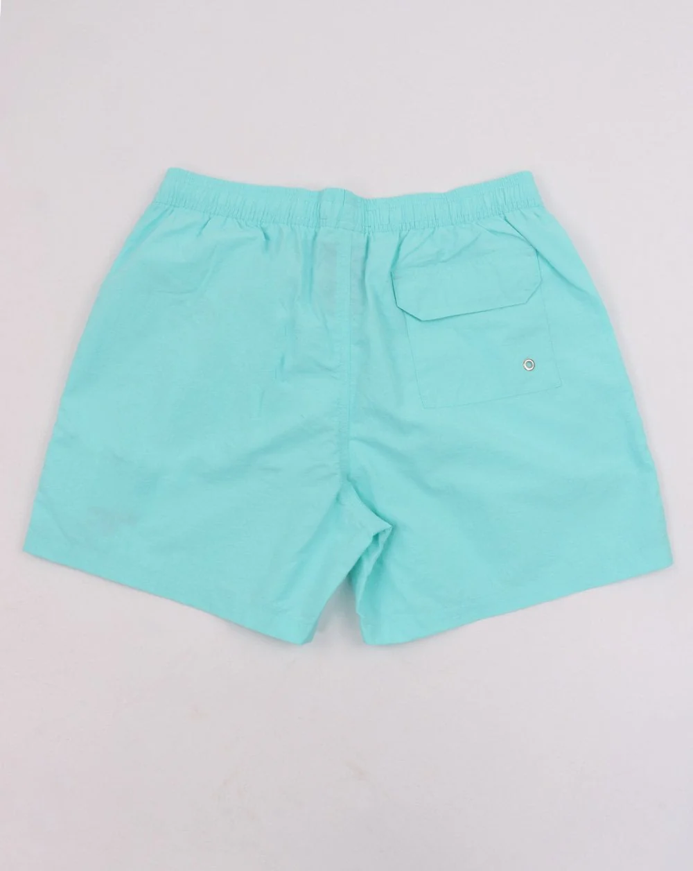 Barbour Logo Swim Shorts Aqua Blue - Image 3
