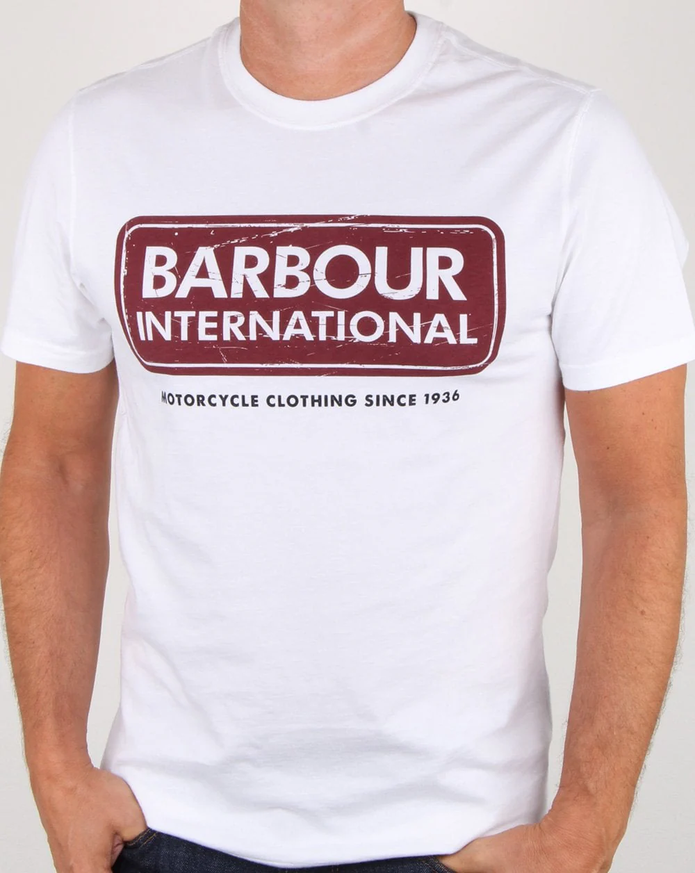 Barbour Logo T-shirt White - Image 3