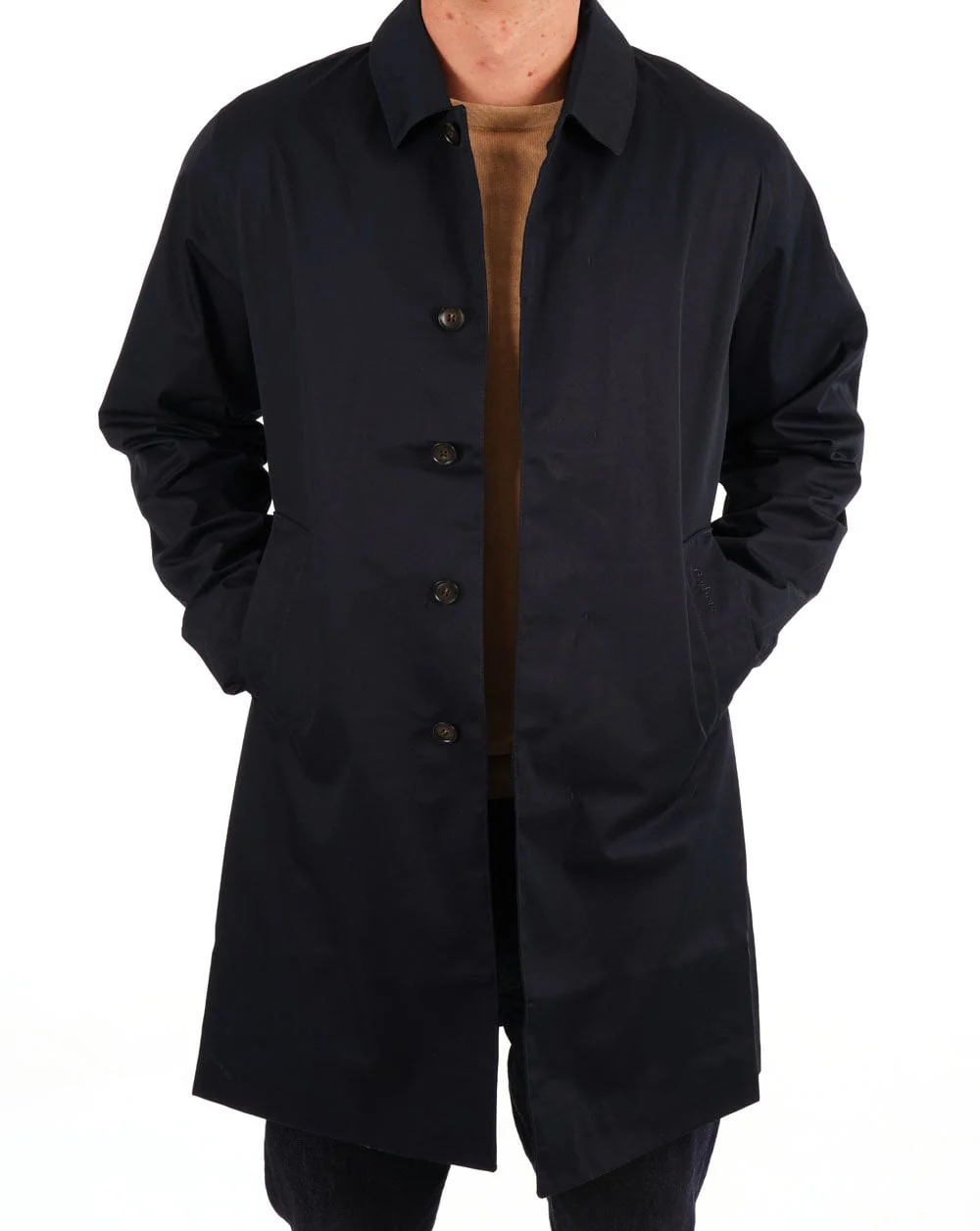 Barbour Lorden Waterproof Mac Navy - Image 2