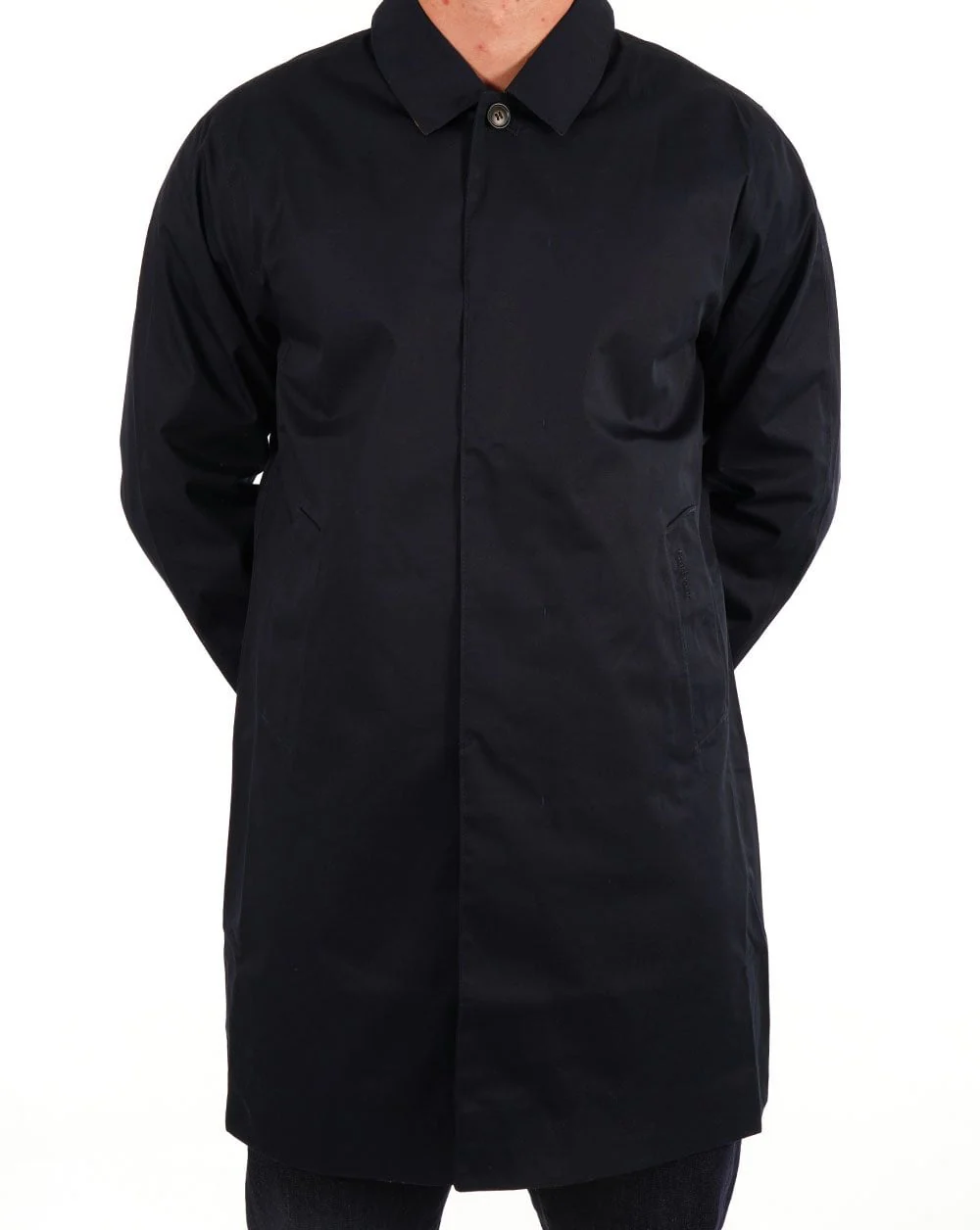 Barbour Lorden Waterproof Mac Navy - Image 3