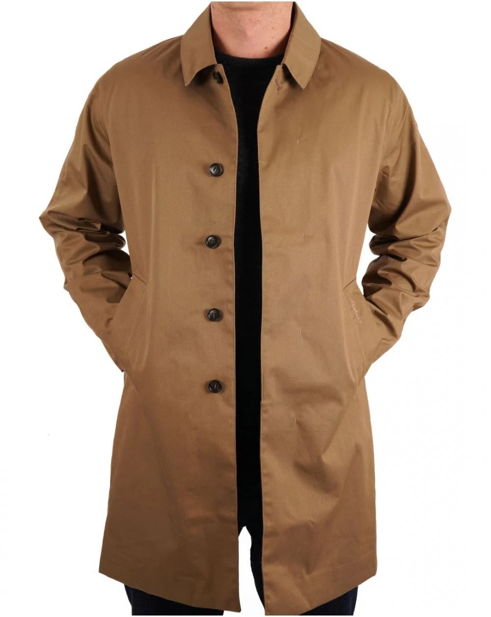 Barbour Lorden Waterproof Mac Sand - Image 4