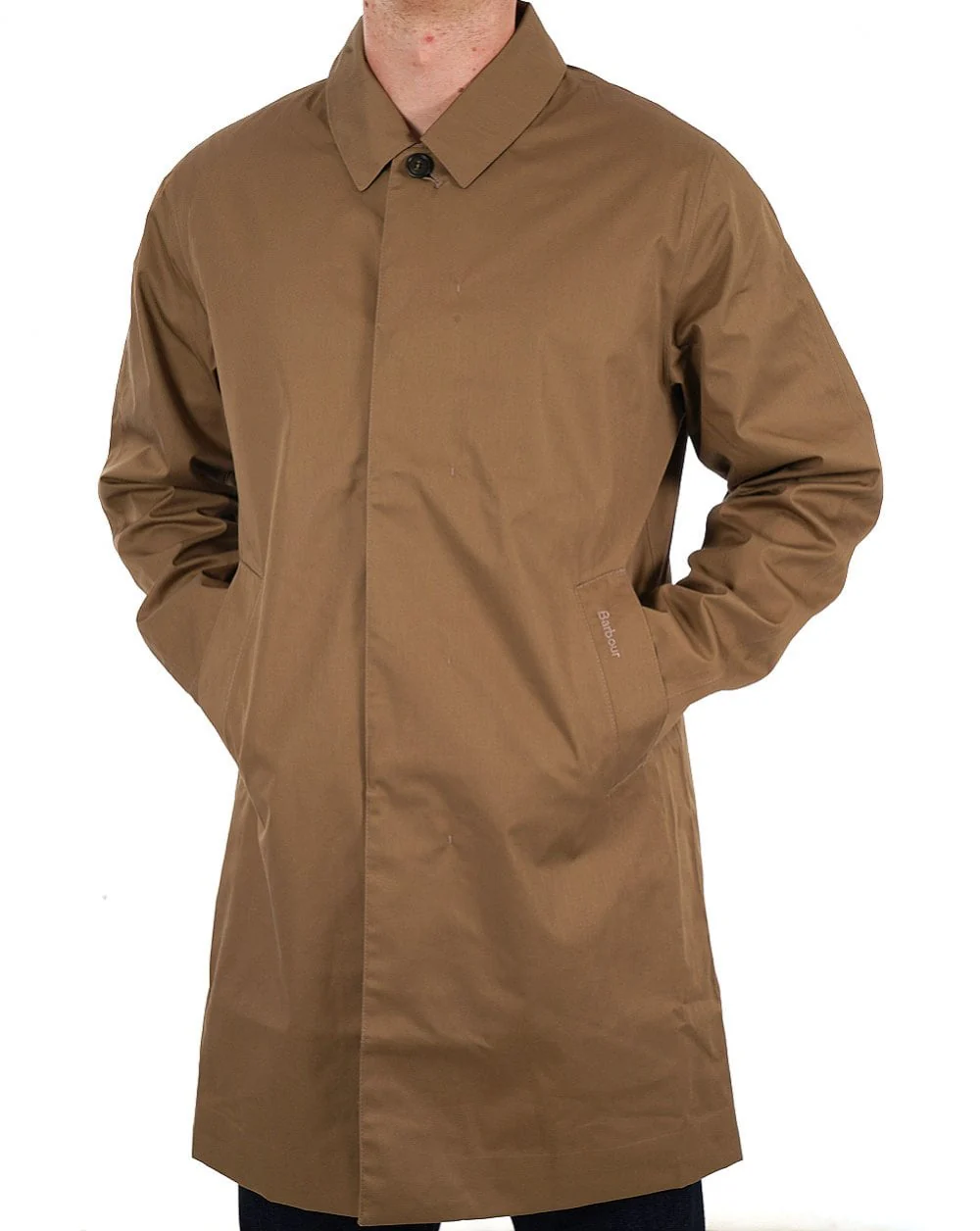 Barbour Lorden Waterproof Mac Sand - Image 5