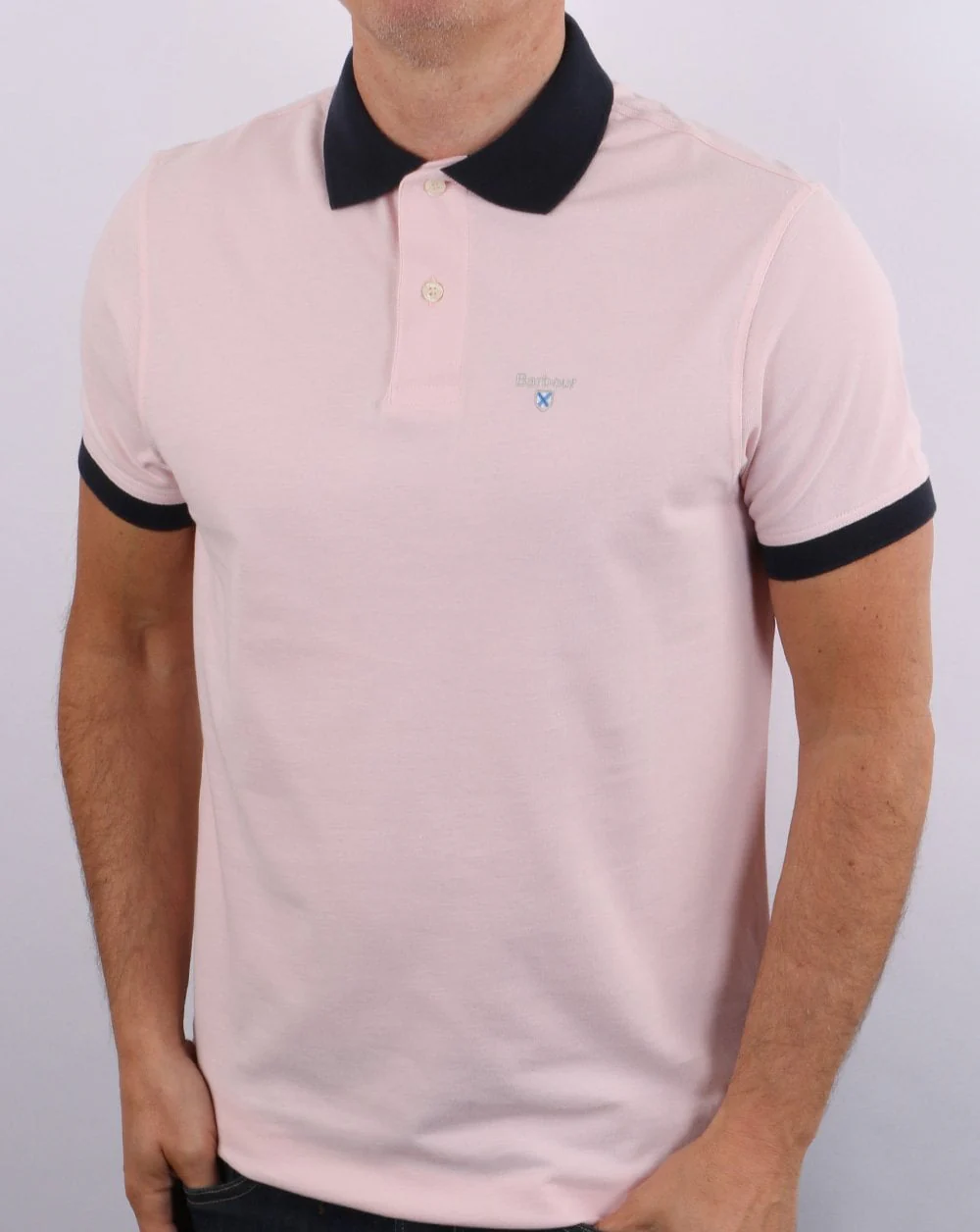 Barbour Lynton Polo Chalk Pink