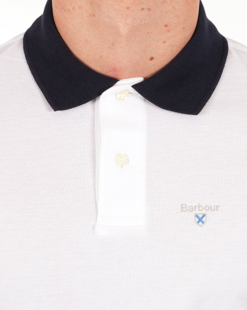 Barbour Lynton Polo White - Image 2