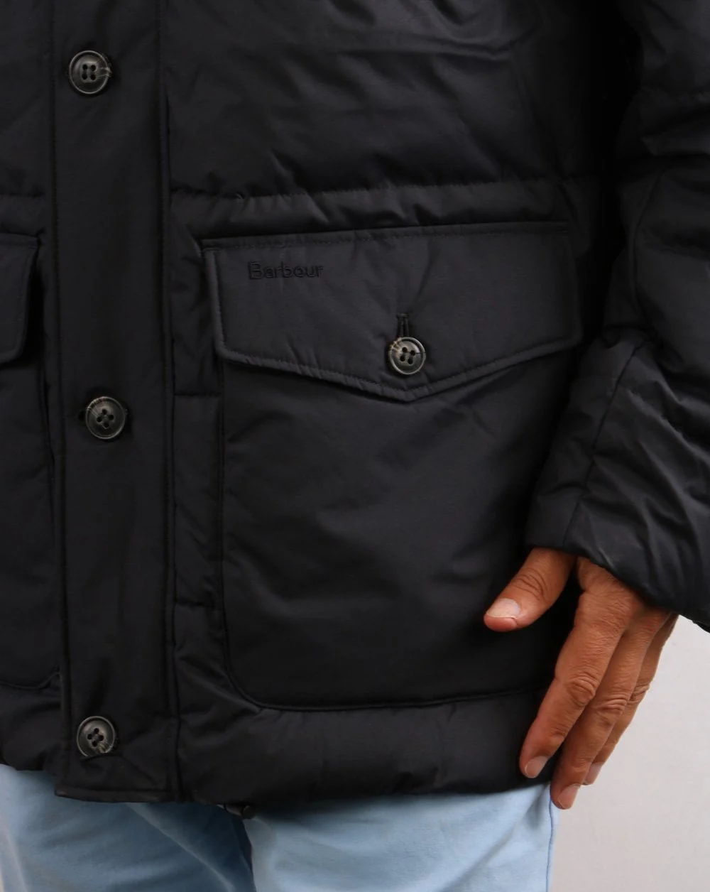 Barbour Mobury Quilt Jacket Navy - Image 4