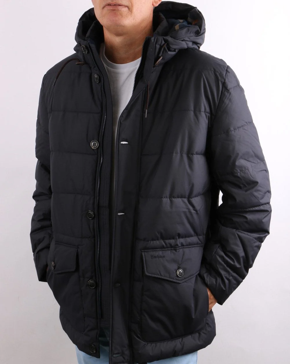 Barbour Mobury Quilt Jacket Navy - Image 5
