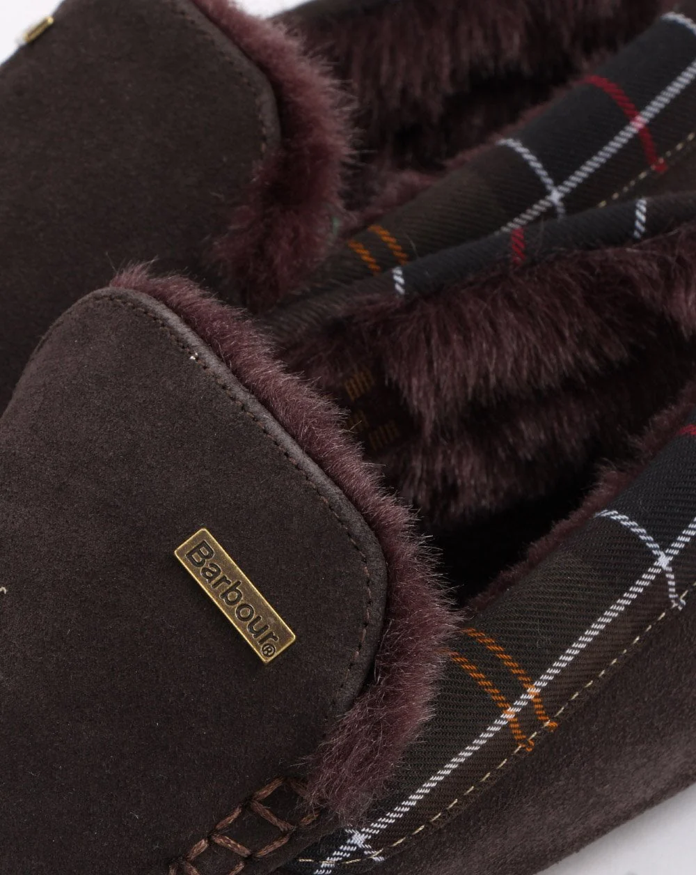 Barbour Monty Slipper Brown - Image 3