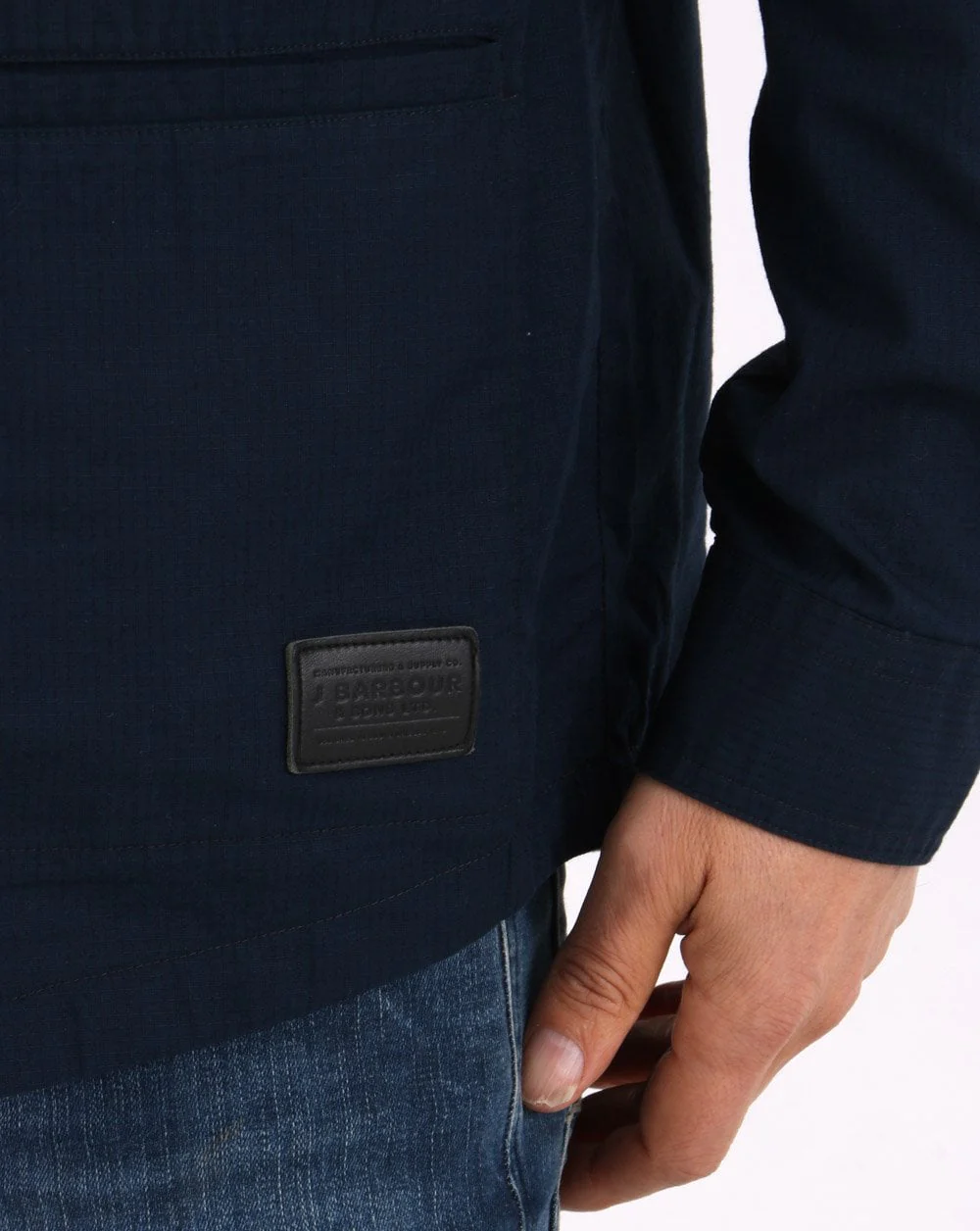 Barbour Murton Overshirt Navy - Image 2