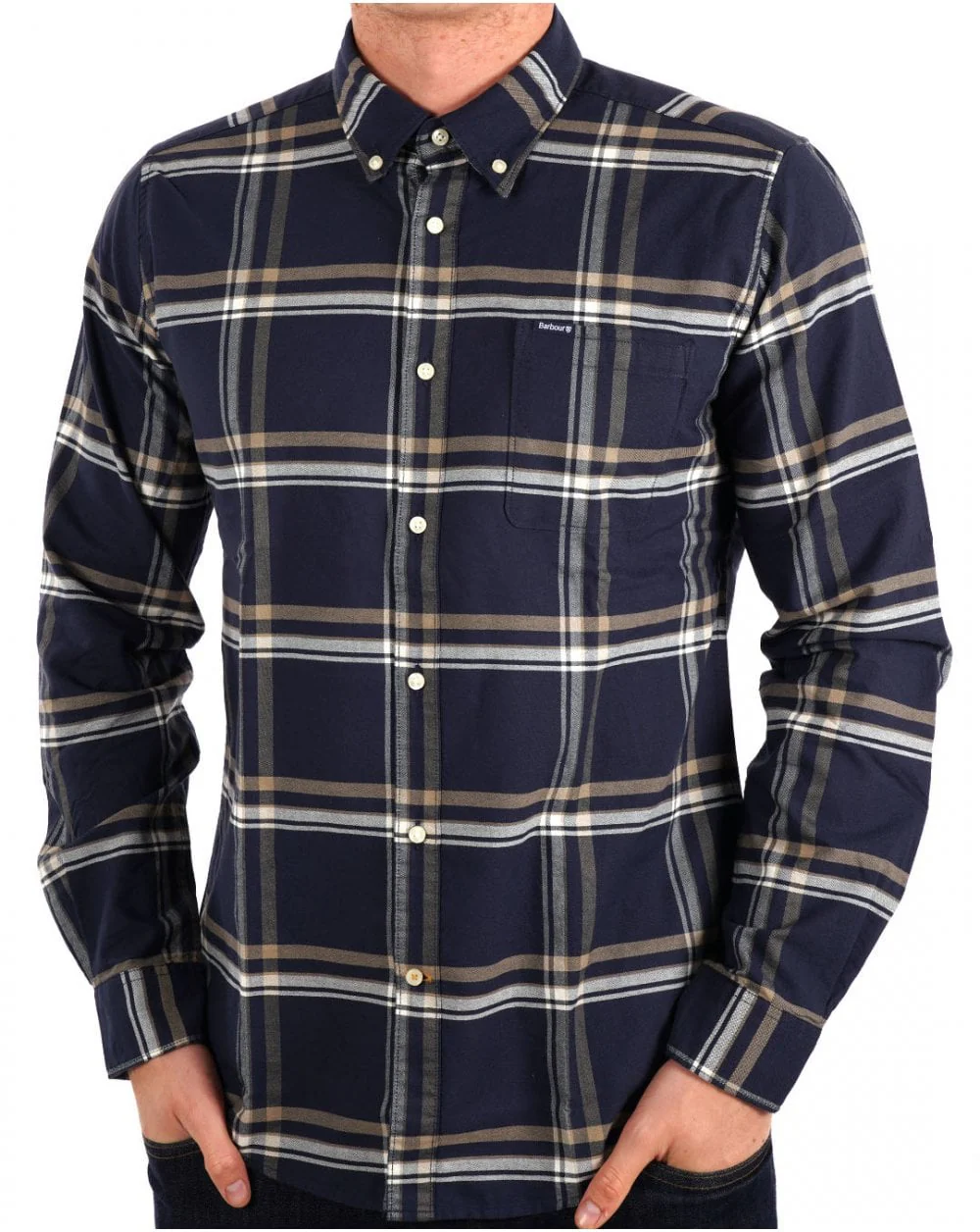 Barbour Nethertown Tailored Shirt Navy