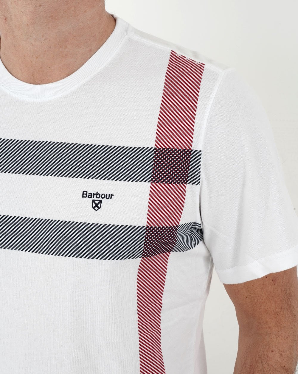 Barbour Norman T-shirt White - Image 2