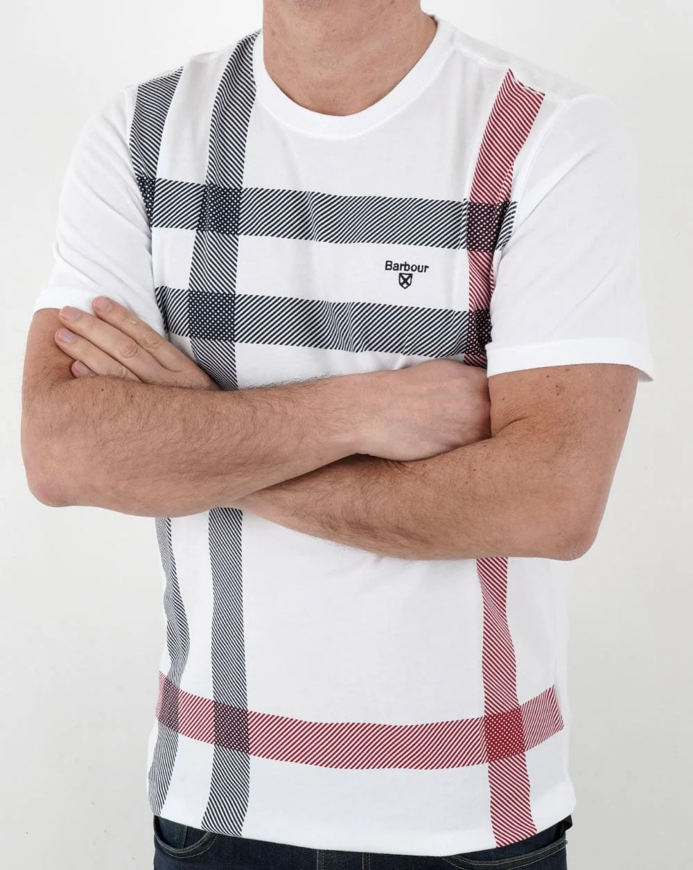 Barbour Norman T-shirt White - Image 3