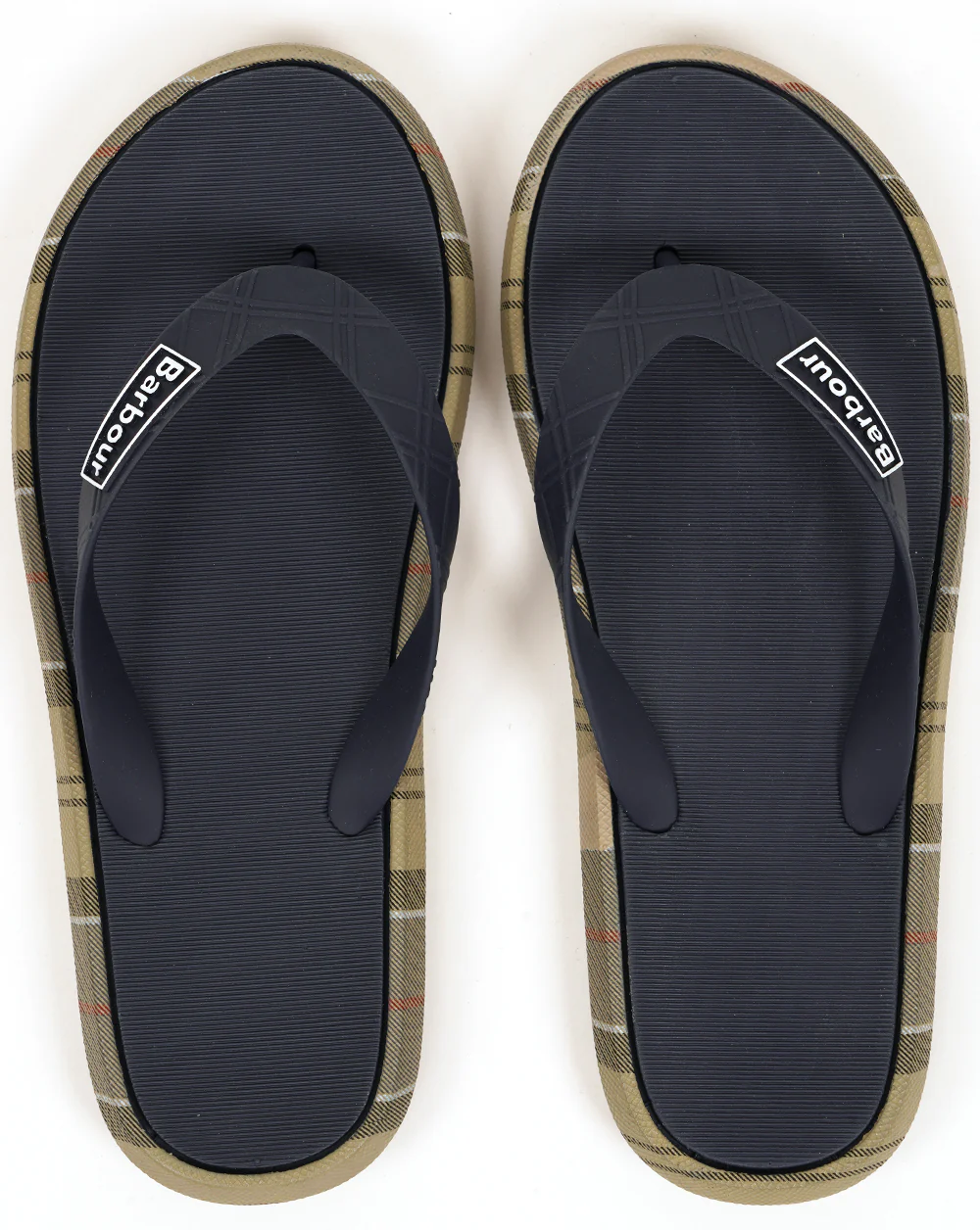 Barbour Oakdale Sandals Navy/Dress Tartan - Image 3