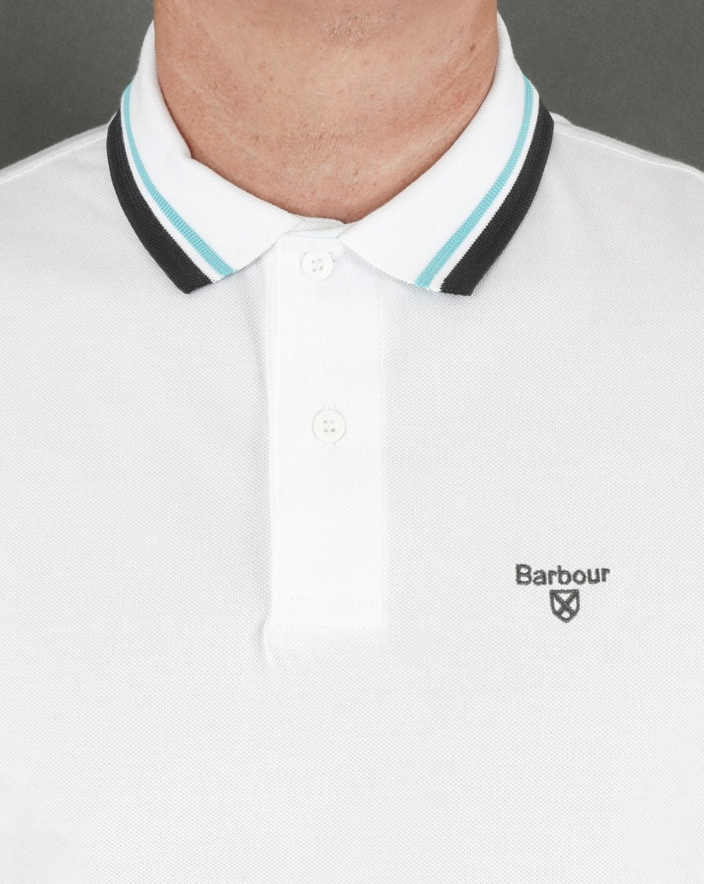 Barbour Otterburn Polo Shirt White - Image 2