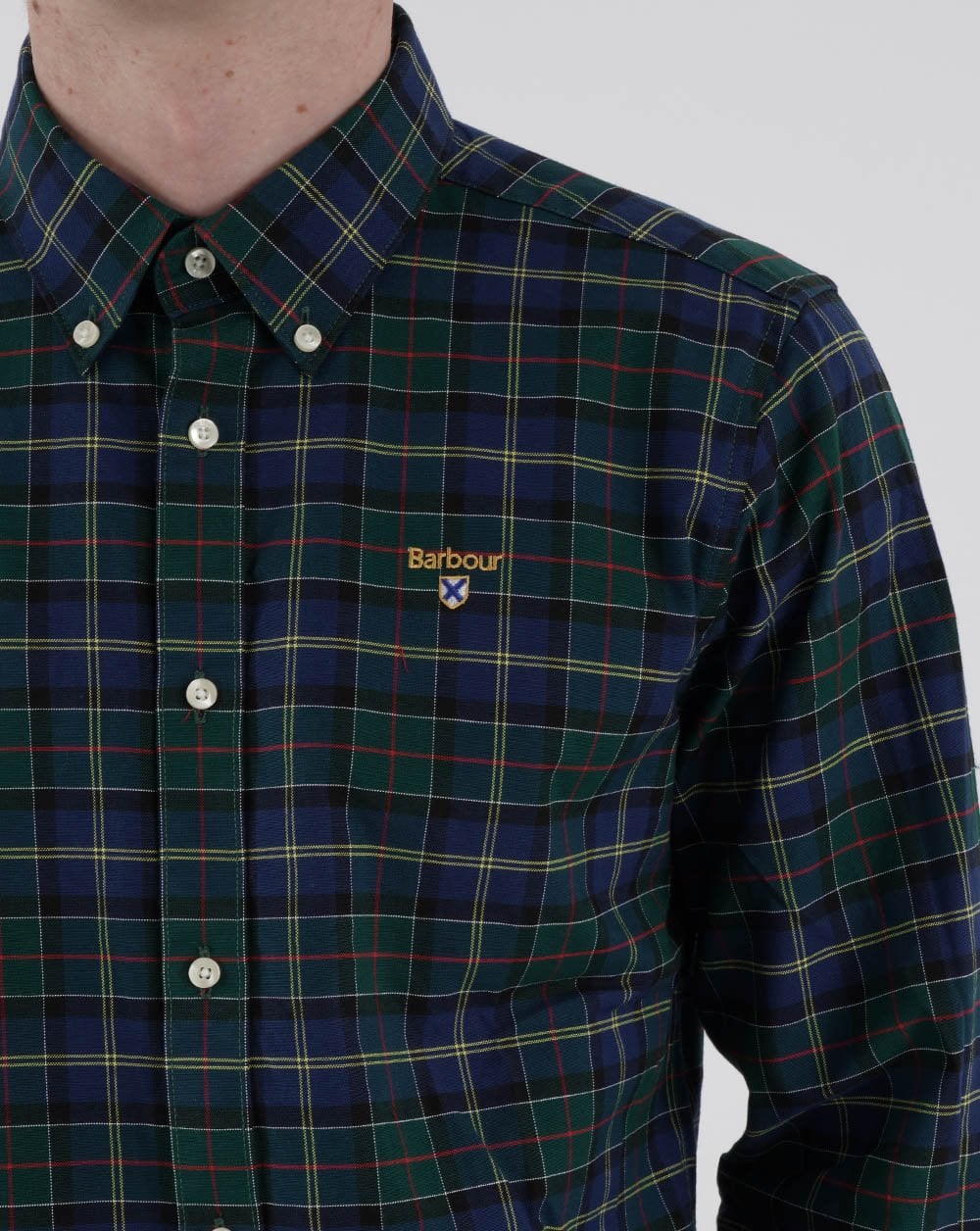 Barbour Oxbridge Tartan Shirt Ivy Tartan - Image 2