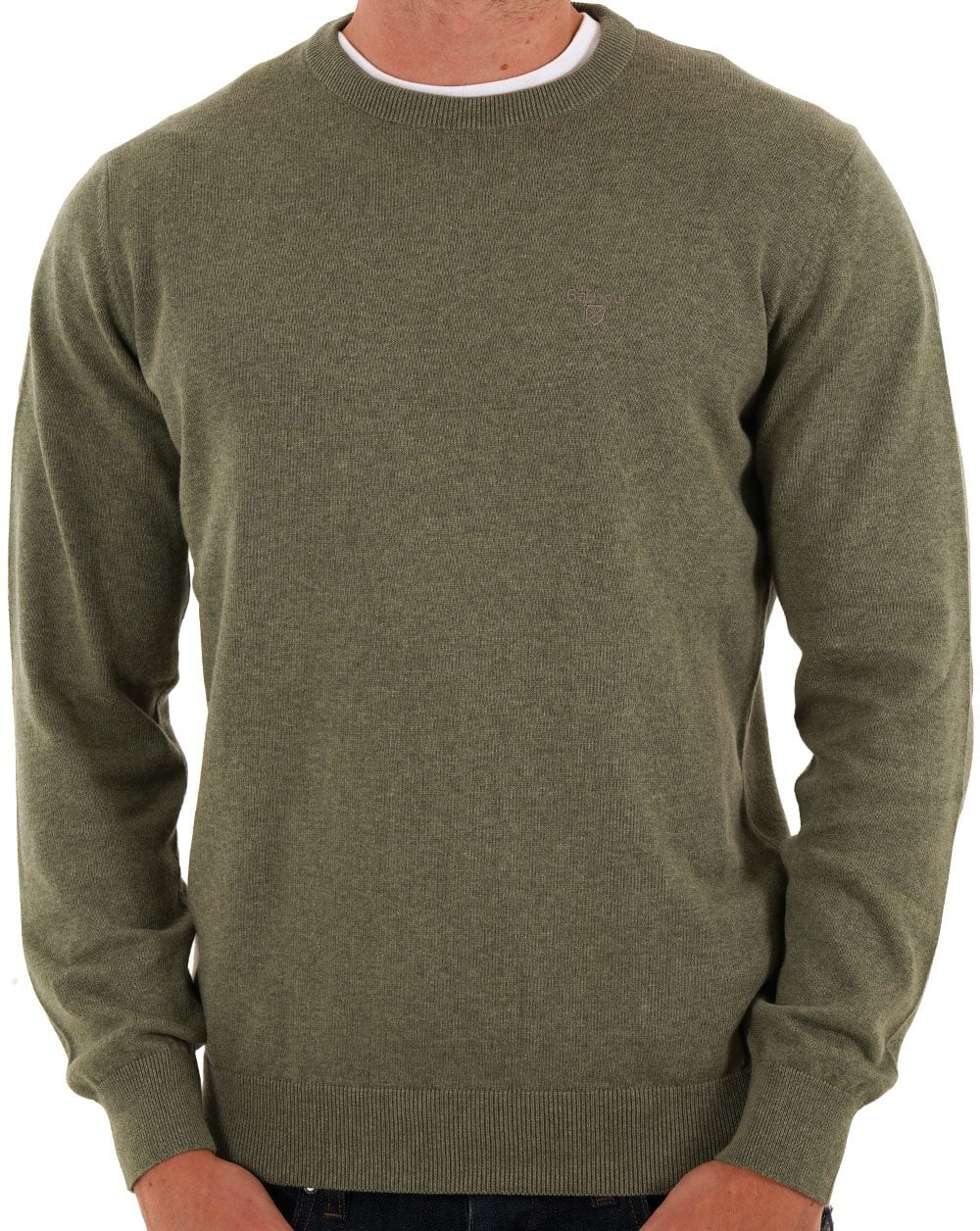 Barbour Pima Cotton Jumper Thyme