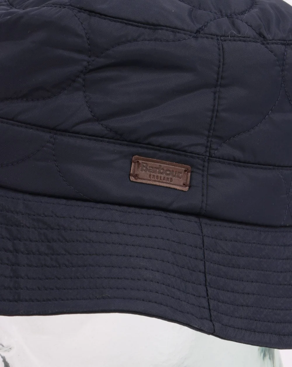 Barbour Quilt Sports Hat Navy - Image 3