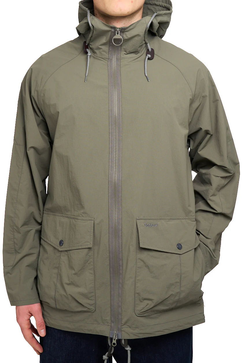 Barbour Re-engineered Wading Casual Jacket Smokey Olive - Image 3