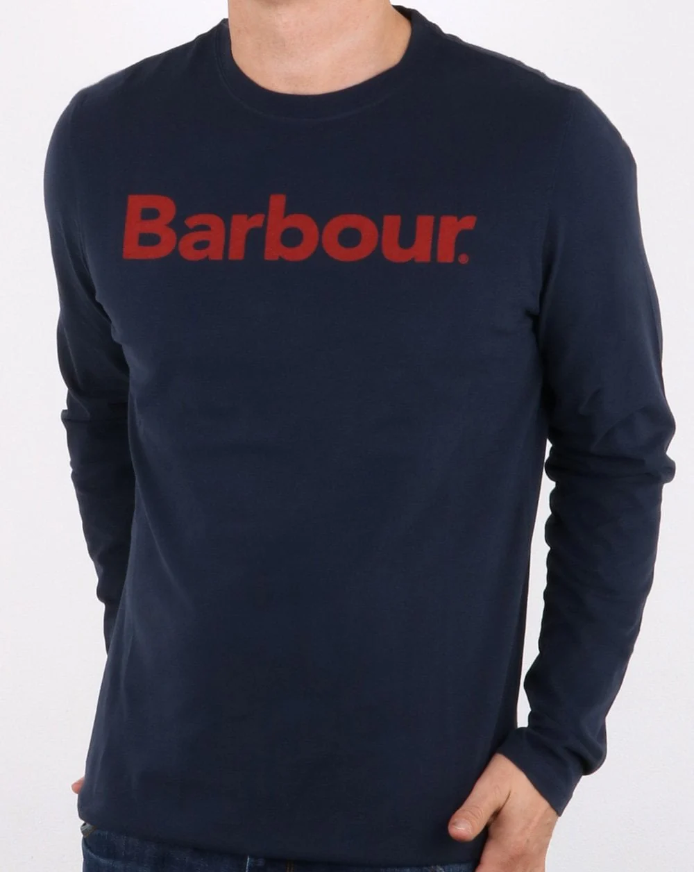 Barbour Roanoake Long Sleeve T-shirt Navy - Image 2
