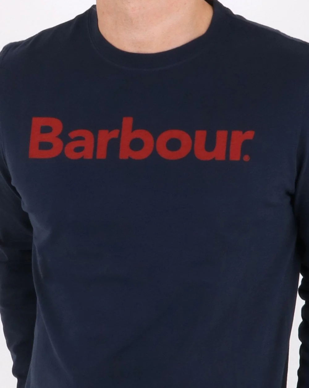 Barbour Roanoake Long Sleeve T-shirt Navy - Image 3