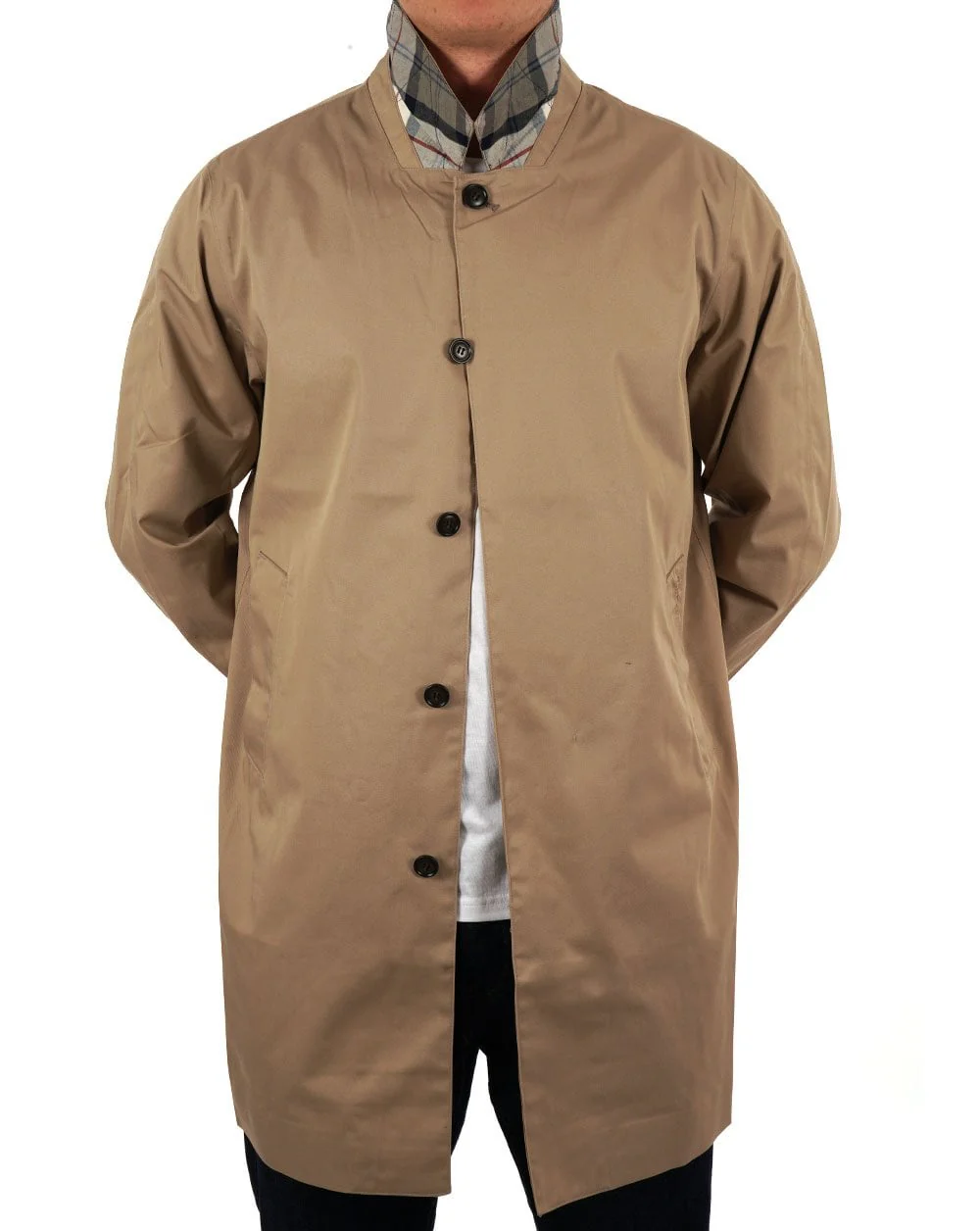 Barbour Rokig Waterproof Jacket Washed Stone - Image 3