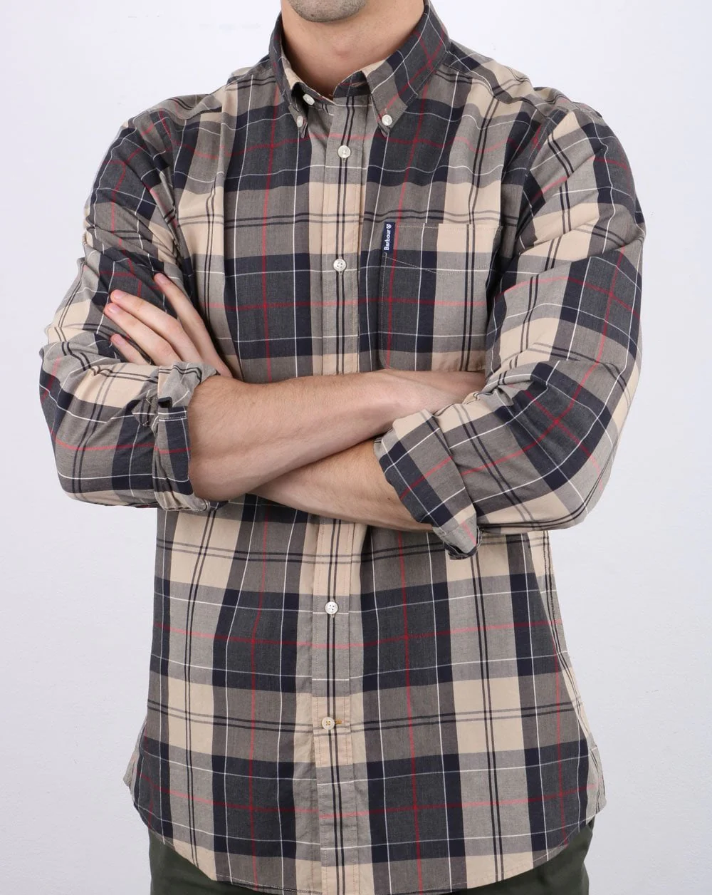 Barbour Sandwood Shirt Stone - Image 3