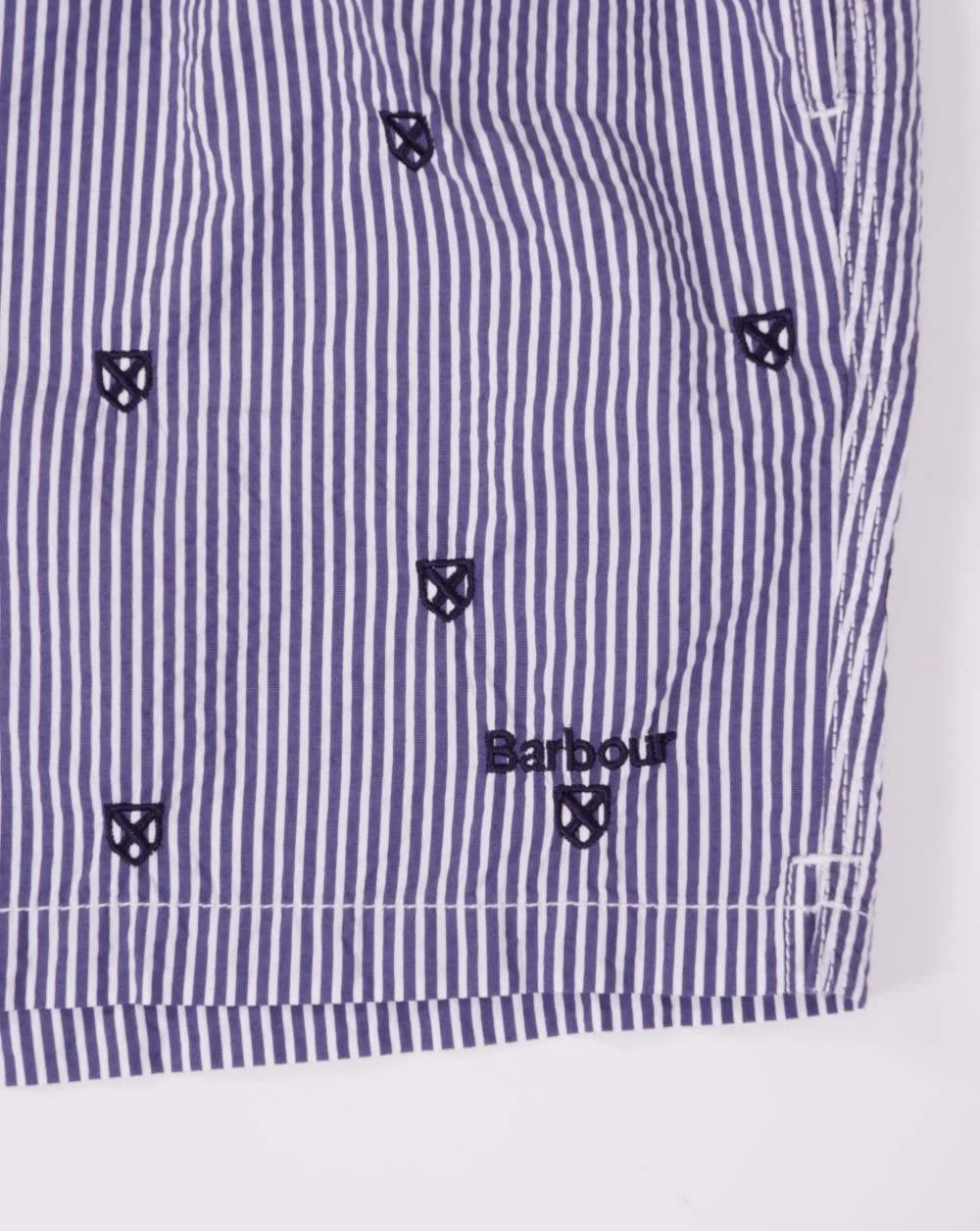 Barbour Shield Swim Shorts Navy - Image 2