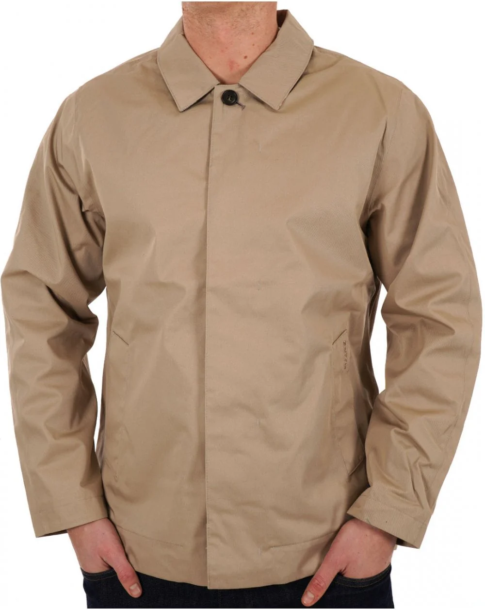 Barbour Short Rokig Waterproof Jacket Washed Stone - Image 2