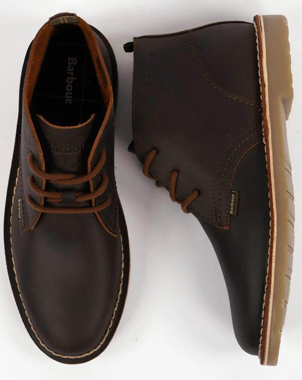 Barbour Siton Desert Boot Brown - Image 3