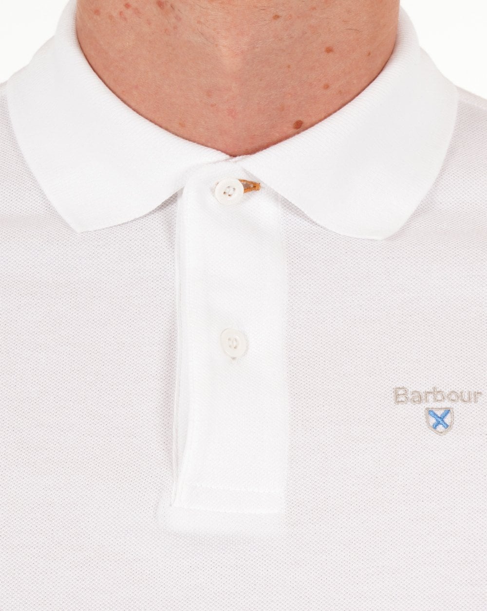 Barbour Sports Polo White - Image 2