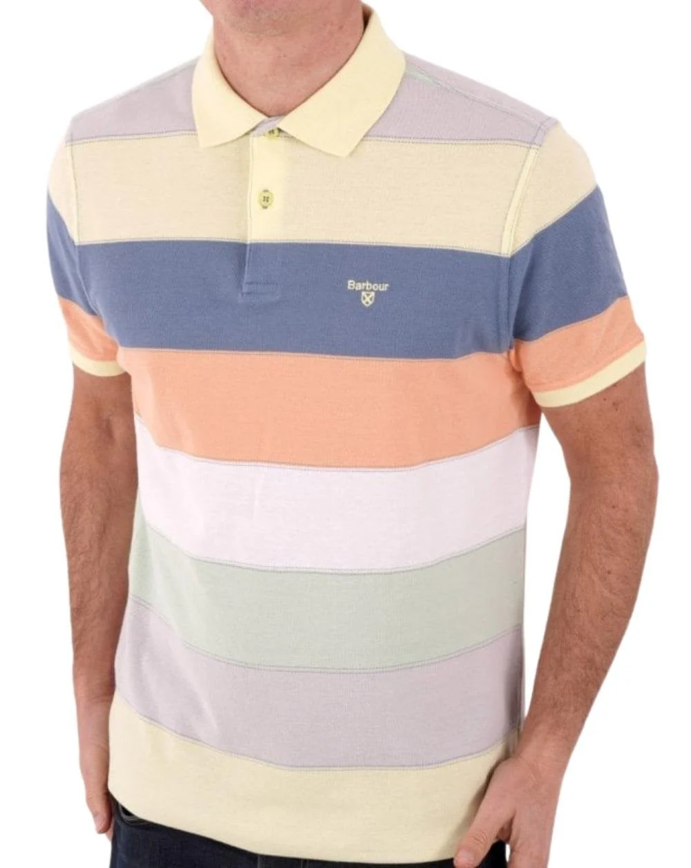 Barbour Stanton Polo Lemon Zest