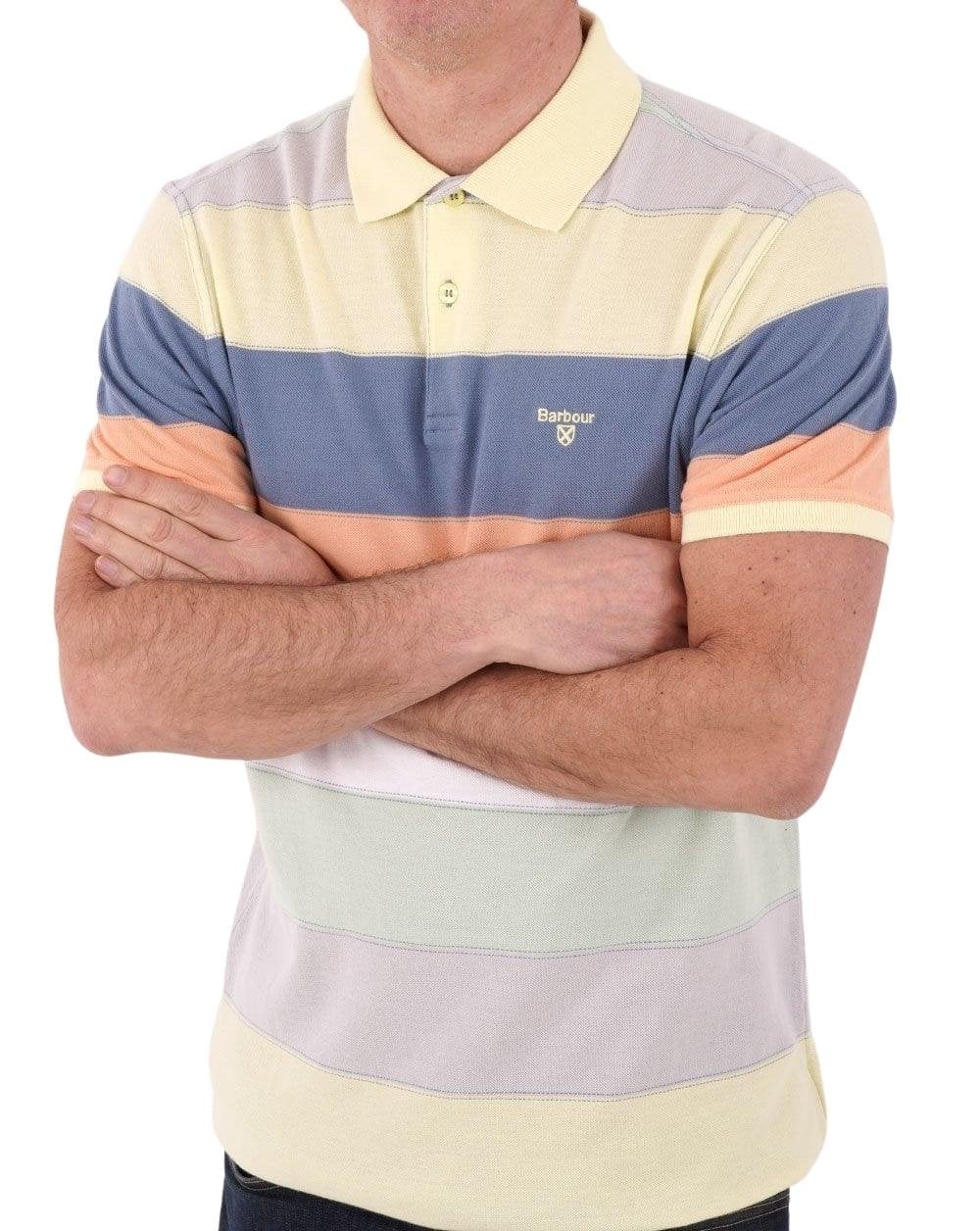 Barbour Stanton Polo Lemon Zest - Image 3