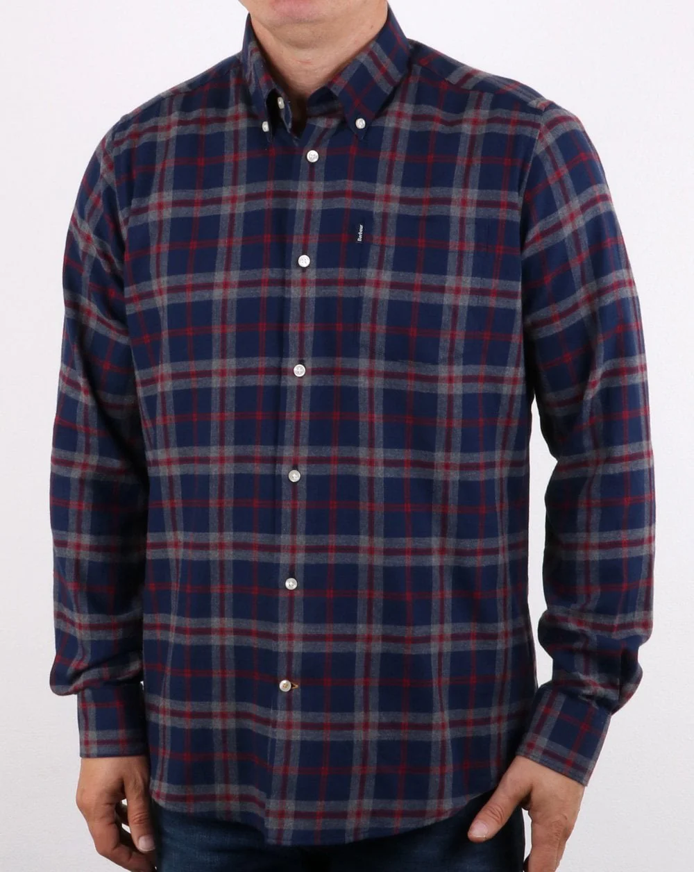 Barbour Stapleton Seth Shirt Grey Marl - Image 2
