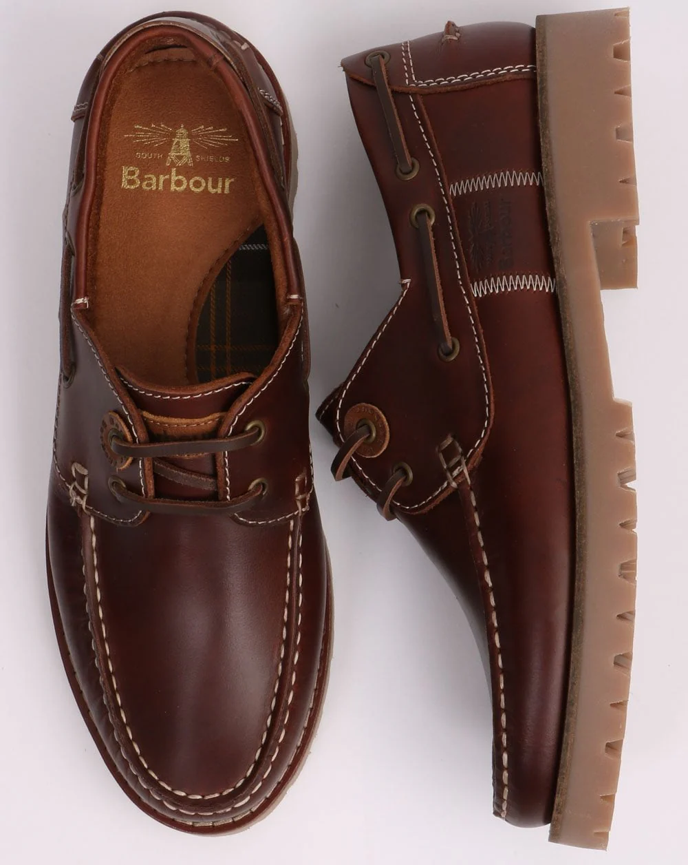 Barbour Stern Shoes Mahogany - Image 2