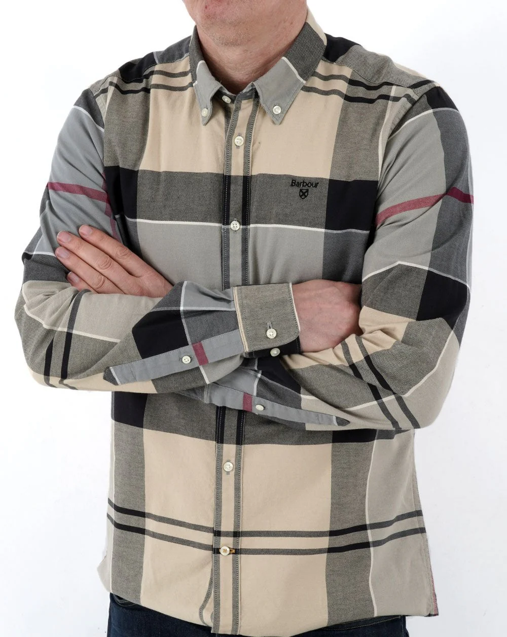 Barbour Sutherland Tailored Shirt Dress Tartan - Image 3