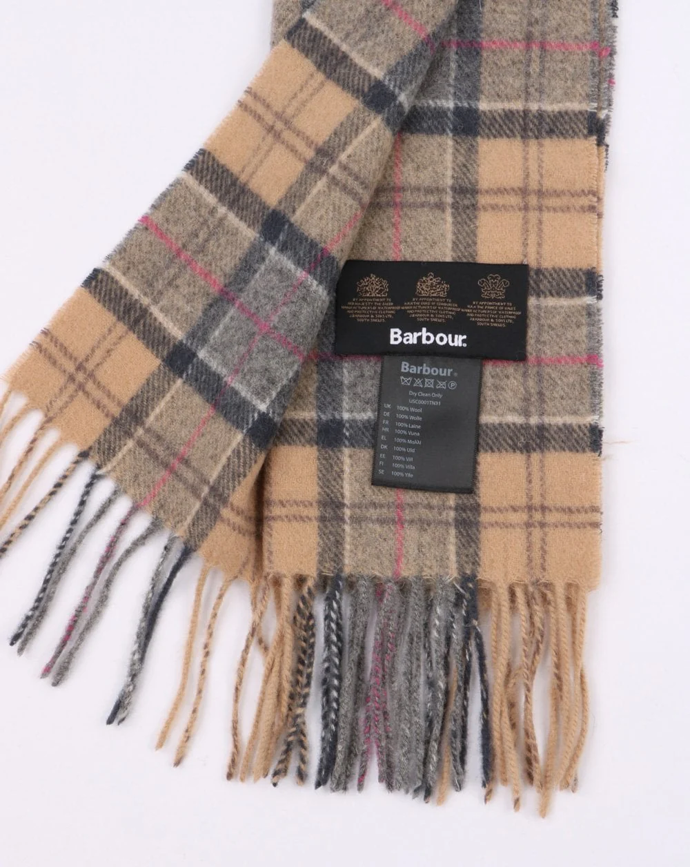 Barbour Tartan Lambswool Scarf Dress Tartan - Image 3