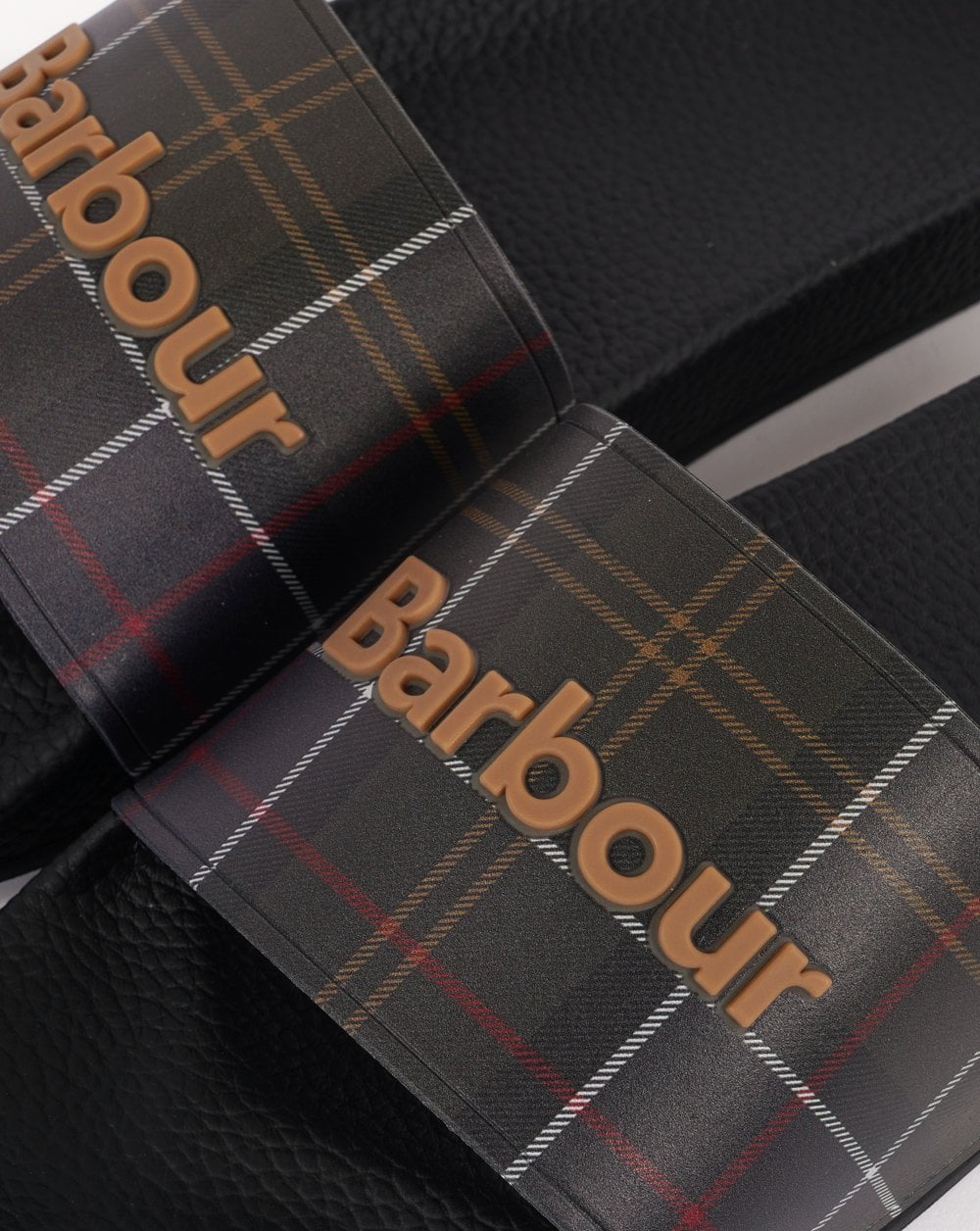 Barbour Tartan Slides Black - Image 2