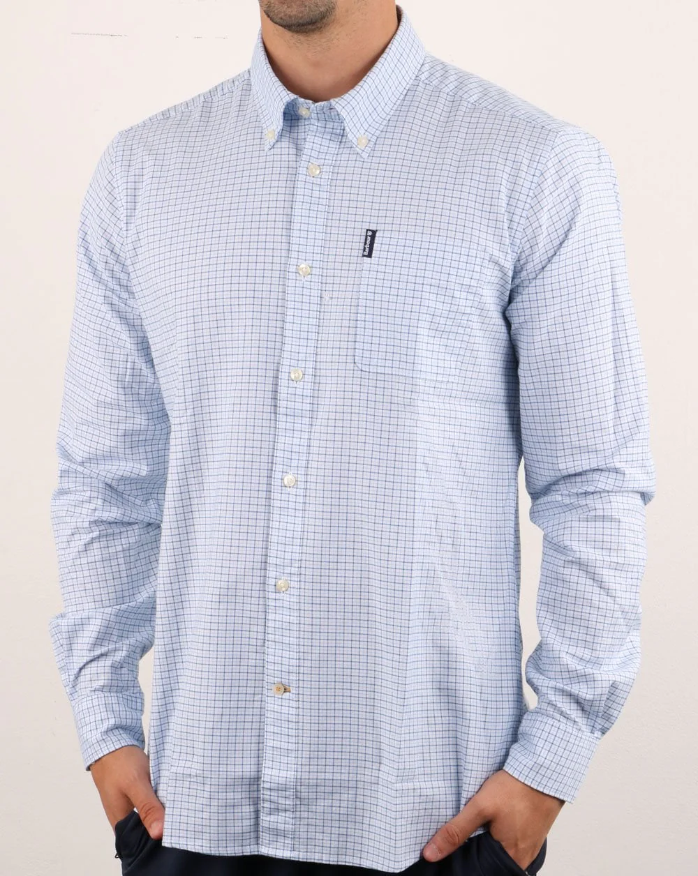 Barbour Tattersall Shirt Blue