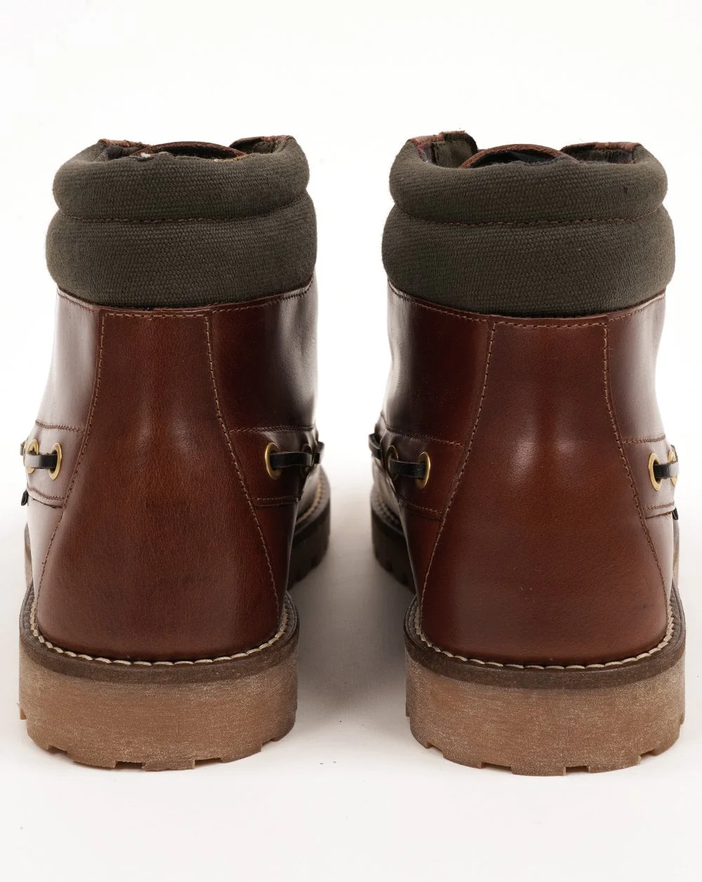 Barbour Tiller Moccasin Boots Mahogany - Image 4