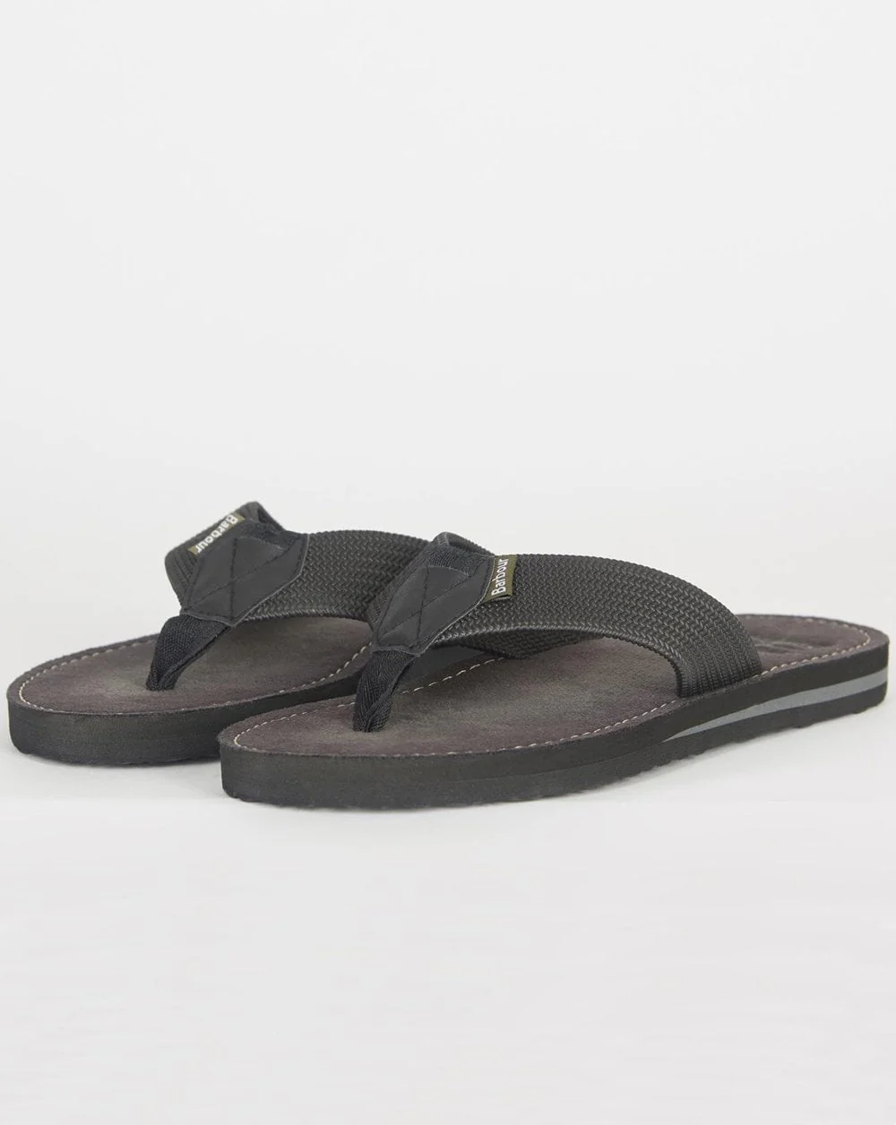 Barbour Toeman Beach Sandals Black