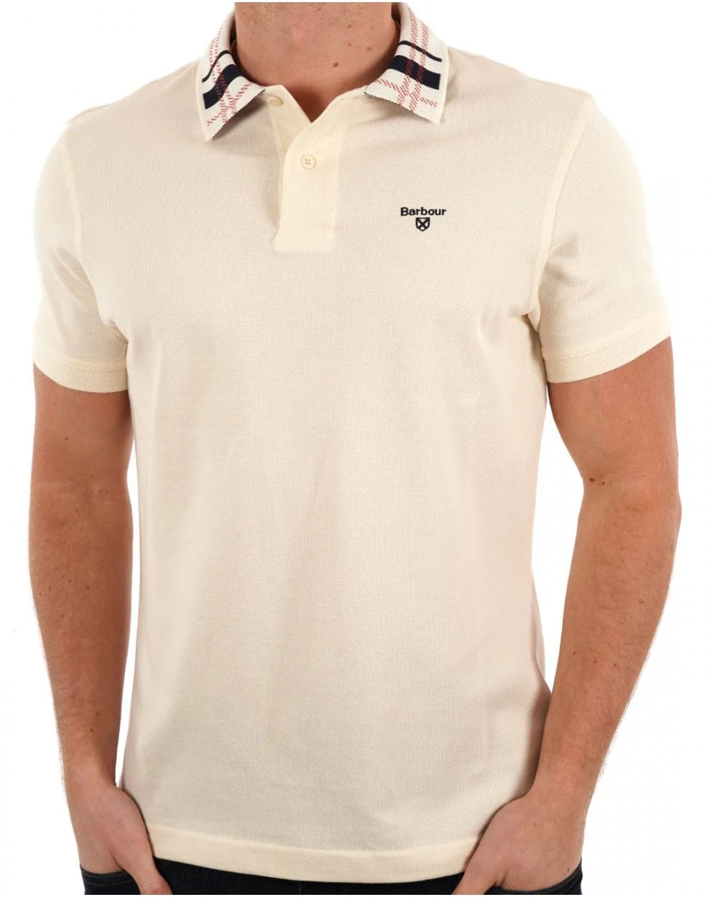 Barbour Trematon Polo Shirt Antique White - Image 3