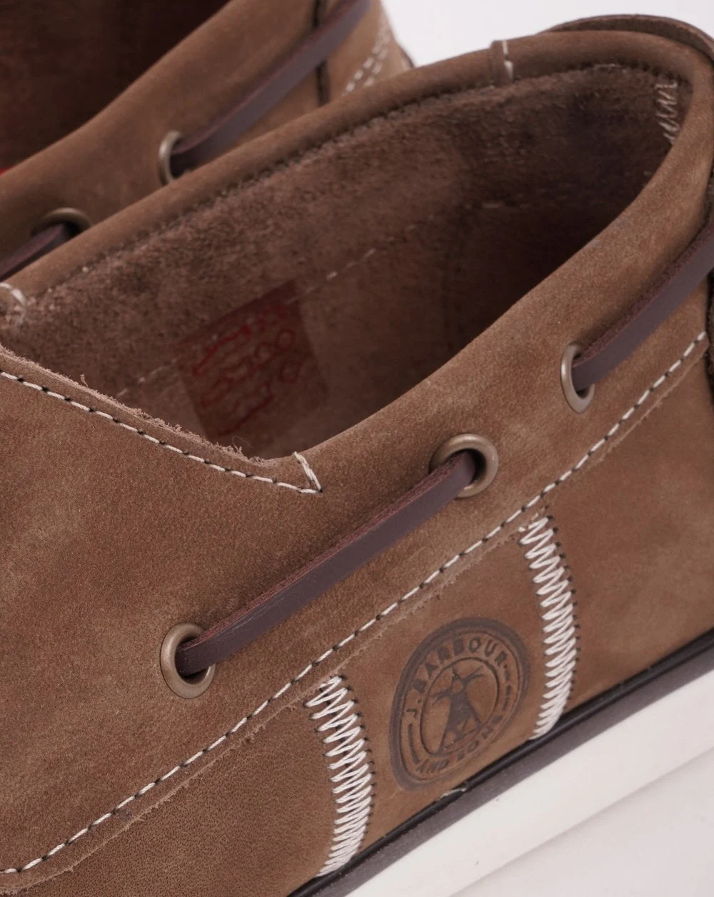 Barbour Wake Suede Shoes Russet - Image 2