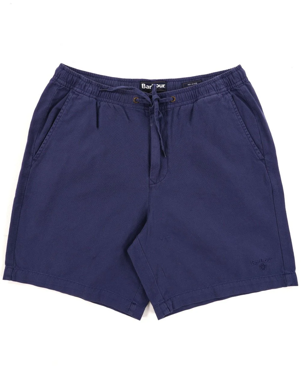 Barbour Washed Oxford Relaxed Shorts Oceana